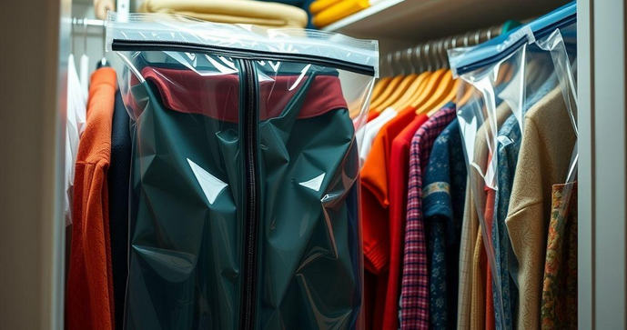 Como Escolher o Saco Plástico Zip para Roupas Ideal para Organizar Seu Armário