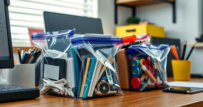Saco com zip: Praticidade e Organização