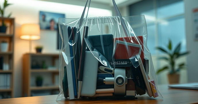 Saco plástico transparente é a solução ideal para organização e armazenamento eficiente