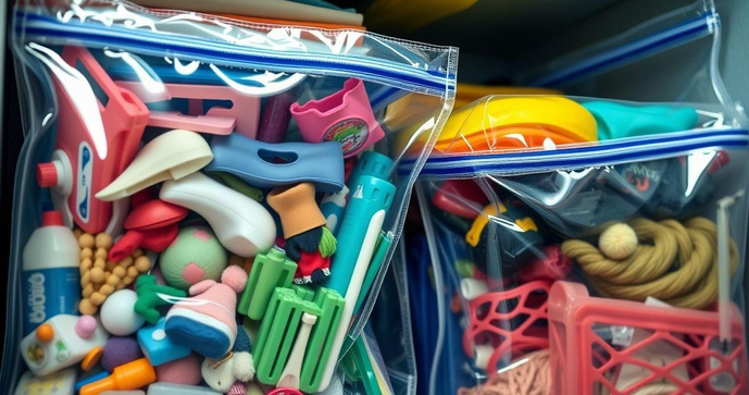 Saco plástico Zip Zap é a solução ideal para organização e armazenamento eficiente