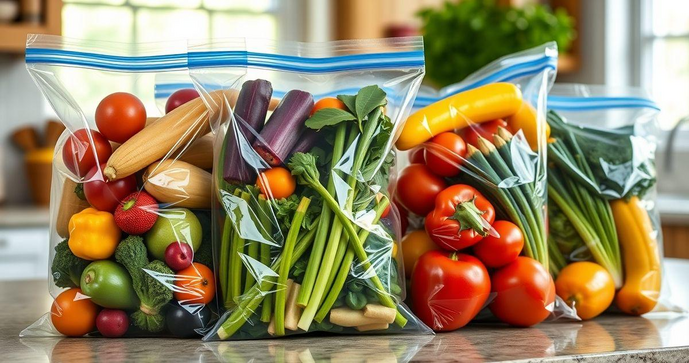 Saco Ziplock Grande é a Solução Prática para Organizar e Armazenar Seus Alimentos