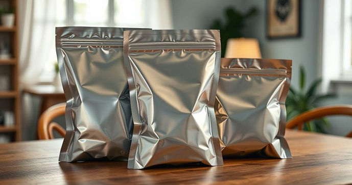 Saco metalizado ziplock como a solução ideal para armazenamento