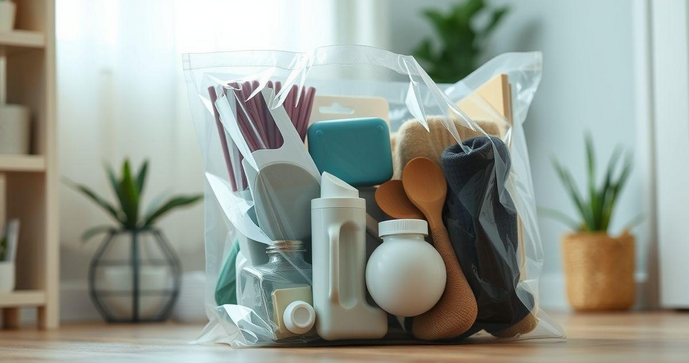 Saco plástico transparente é a solução ideal para organização e armazenamento eficaz