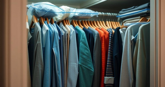 Como usar saco zip lock para roupas e maximizar seu espaço